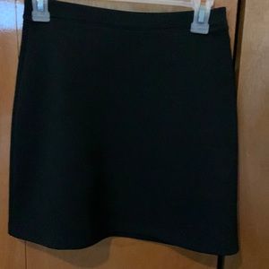 Express skirt black elastic waist extra small